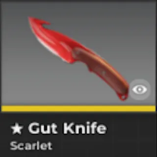 BLOXSTRIKE GUT KNIFE SCARLET