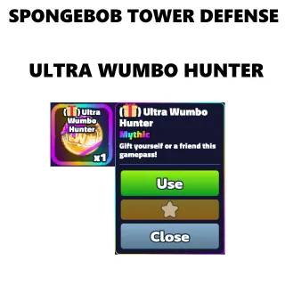 ULTRA WUMBO HUNTER | Spongebob Tower Defense