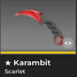 BLOXSTRIKE KARAMBIT SCARLET