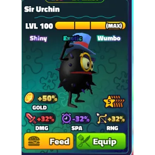 SPONGEBOB TOWER DEFENSE - SIR URCHIN 5⭐ NC/PP/SW