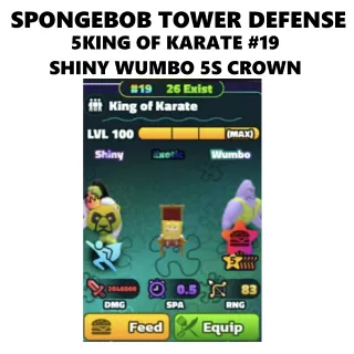 SW KING OF KARATE #19 - SPONGEBOB TOWER DEFENSE