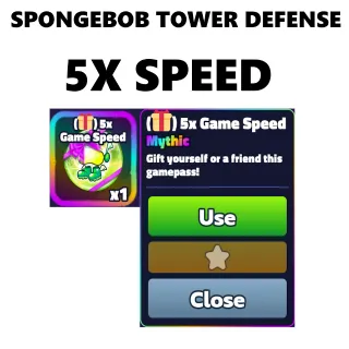 5X SPEED | Spongebob Tower Defense