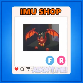 FR Lava Dragon - Adopt Me!