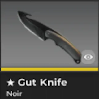 BLOXSTRIKE GUT KNIFE NOIR