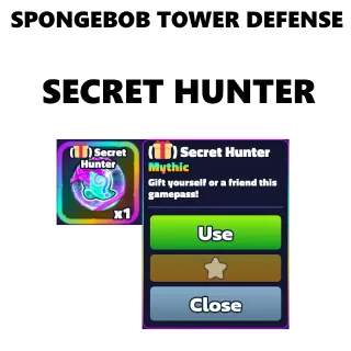 SECRET HUNTER | Spongebob Tower Defense