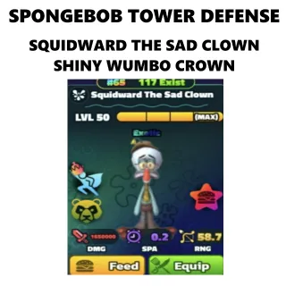 SW SQUIDWARD THE SAD CLOWN #19 - SPONGEBOB TOWER DEFENSE