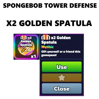 2X GOLD SPATULAS | Spongebob Tower Defense