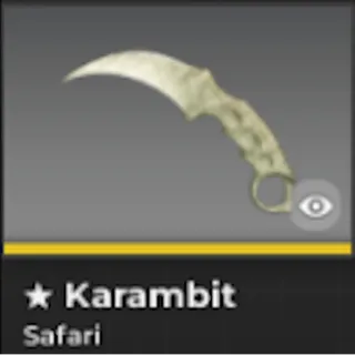 BLOXSTRIKE KARAMBIT SAFARI