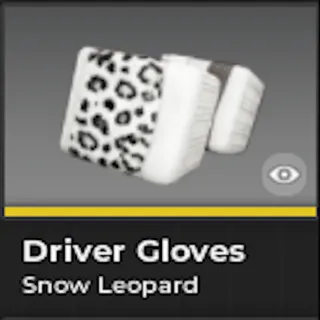 BLOXSTRIKE DRIVER GLOVES SNOW LEOPARD