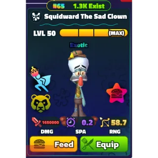 SPONGEBOB TOWER DEFENSE - #65 SAD CLOWN /NC/PP