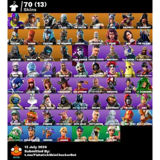 🔥[SELLING] OG CHAPTER 1 ACCOUNT | DRIFT + DIRE + CALAMITY + 900 V-BUCKS | FULL ACCESS / ✅ 70 Skins / ✅ 115 Backpacks 