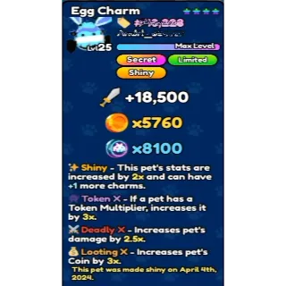 X10 Egg Charm | Pet Catchers