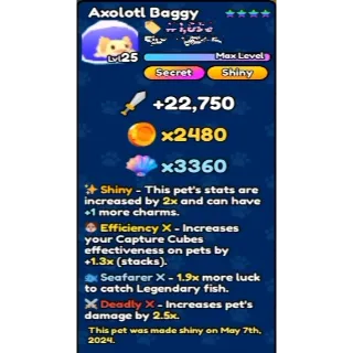 Axolotl Baggy | Pet Catchers 