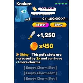 X10 Shiny Kraken I Pet Catchers