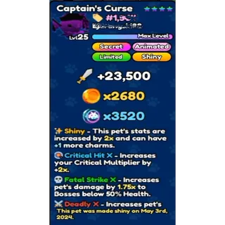 Captain's Curse | Pet Catchers