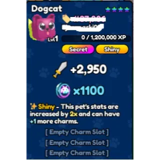x10 Shiny Dogcat I Pet Cathcers
