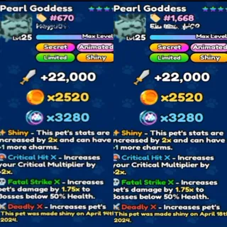 X2 Pearl Goddess | Pet Catchers 