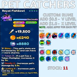 x5 Royal Fishbowl │ Pet Catchers