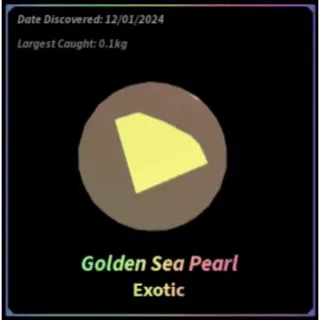 Golden Sea Pearl │ Fisch