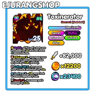 Toxinerator │Pet Catchers