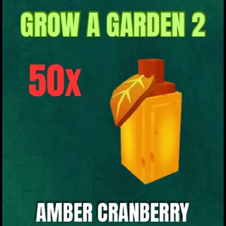 50x Amber Cranberry