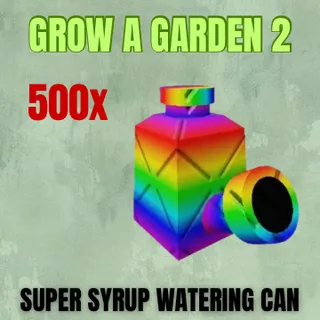 500x Super Syrup Watering Can