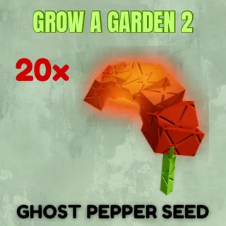 20x Ghost Pepper Seed
