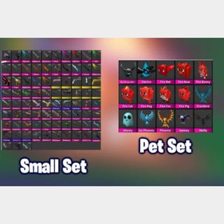 Murder Mystery 2 (MM2) Small Set with Pet Set