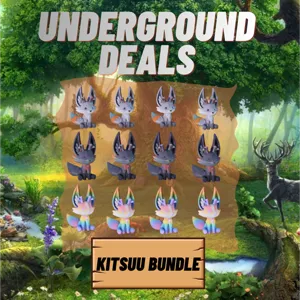 x12 kitsuu plush bundel