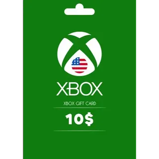 $10 USD Xbox Gift Card