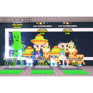 PACK COMBINASIONAS 255M/S, 210M/S AND POT HOTSPOT RAINBOW 32.5M/S STEAL A BRAINROT/ FAST DELIVERY