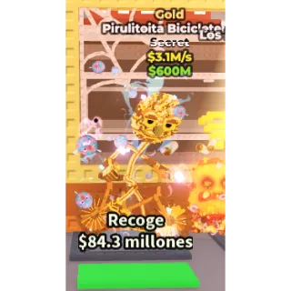 PIRULITOITA BICICLETEIRA GOLD STEAL A BRAINROT/ FAST DELIVERY