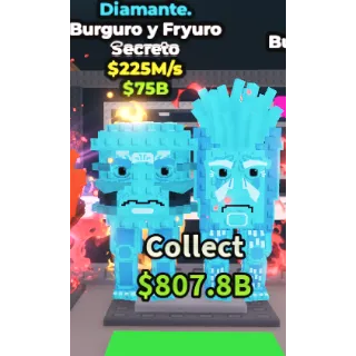 BURGURO AND FRYURO DIAMOND STEAL A BRAINROT/ FAST DELIVERY