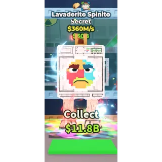 LAVADORITO SPINITO 360M/S STEAL A BRAINROT/ FAST DELIVERY