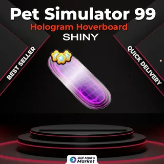 Shiny Hologram Hoverboard