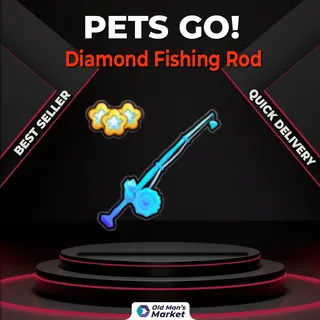 Diamond Fishing Rod Pets Go