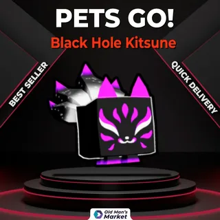 Black Hole Kitsune Pets Go