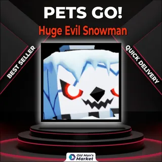 Huge Evil Snowman Pets Go