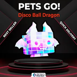 Disco Ball Dragon Pets Go