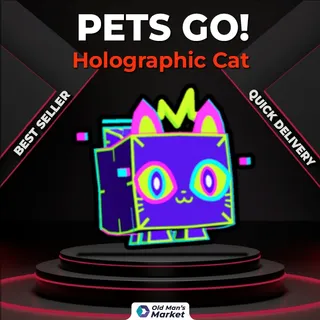 Holographic Cat Pets Go