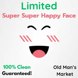 Super Super Happy Face - SSHF - Roblox Limited