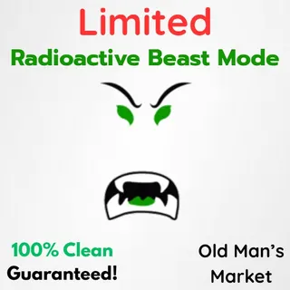 Radioactive Beast Mode - RBM - Roblox Limited