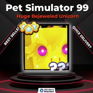 Huge Bejeweled Unicorn