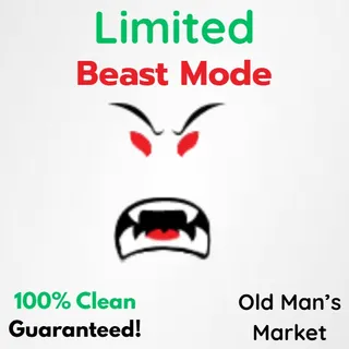 Beast Mode - BM - Roblox Limited