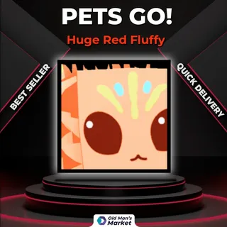 Huge Red Fluffy Pets Go