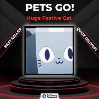 Huge Festive Cat Pets Go