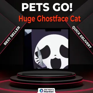 Huge Ghostface Cat Pets Go