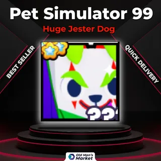 Huge Jester Dog