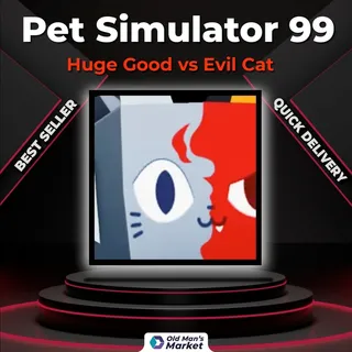 Huge Good vs Evil Cat