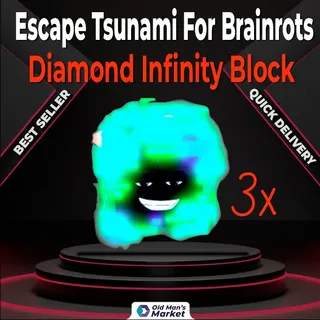Diamond Infinity Block - Escape Tsunami For Brainrots - ETFB